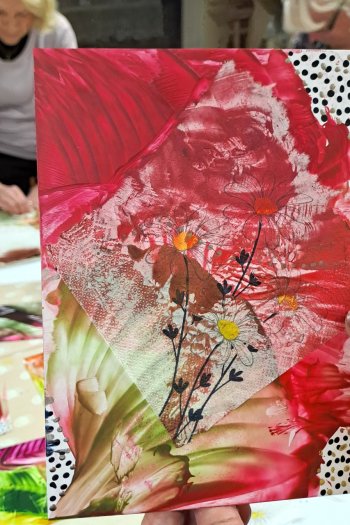 Rodinné tvorenie - encaustika